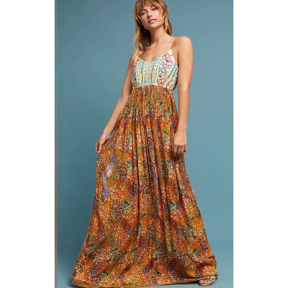 Anthropologie Raga Maxi Dress